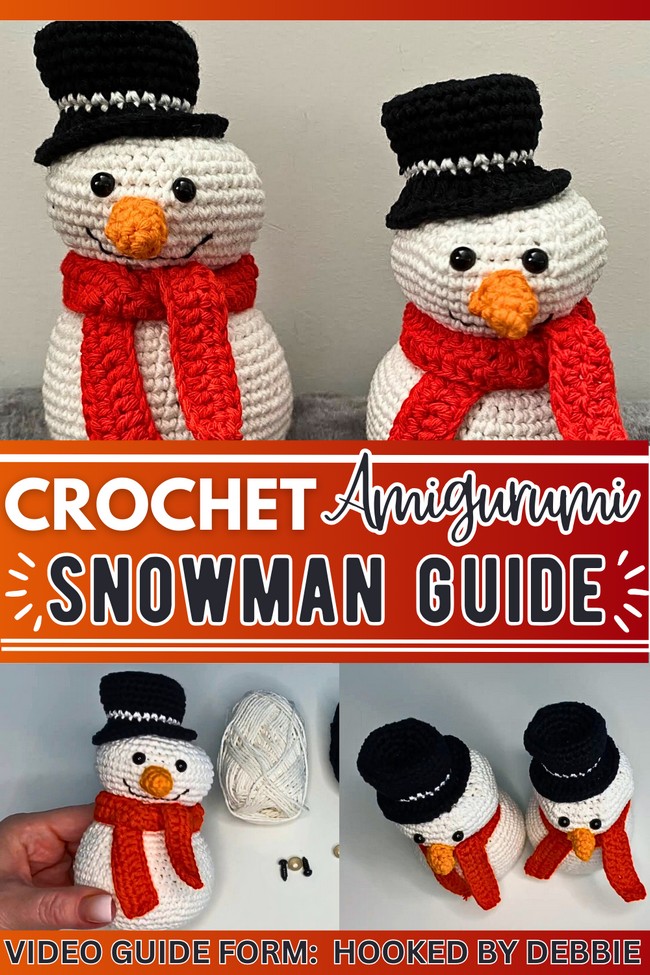 Big Amigurumi snowman