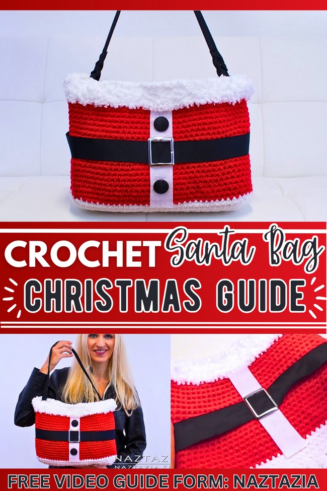 CROCHET SANTA HANDBAG