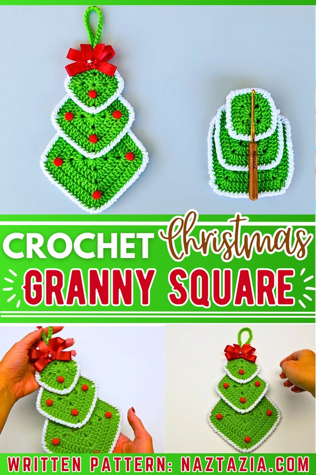 Crochet Granny Square Christmas