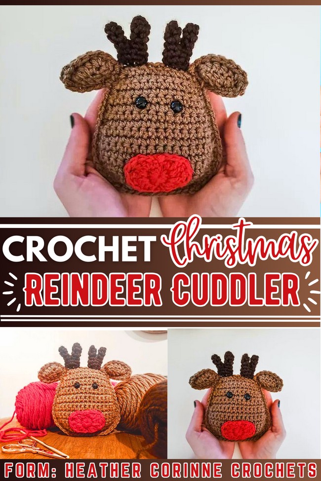 Crochet Reindeer Cuddler