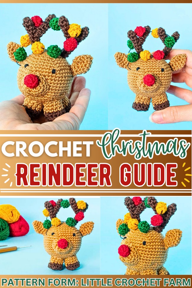 Crochet Reindeer Doll Amigurumi 