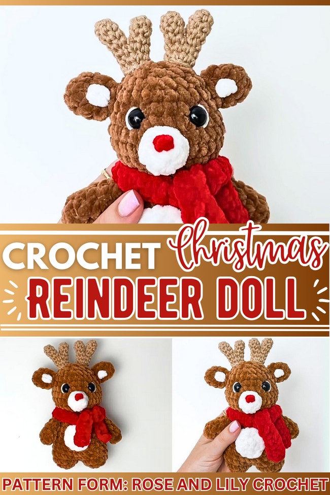 Crochet Reindeer Doll
