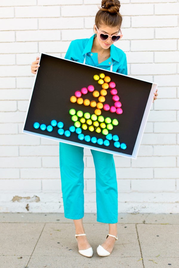 DIY Lite Brite Costume