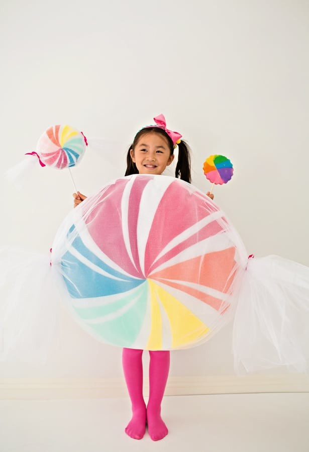 DIY No-sew Felt Candy Costume