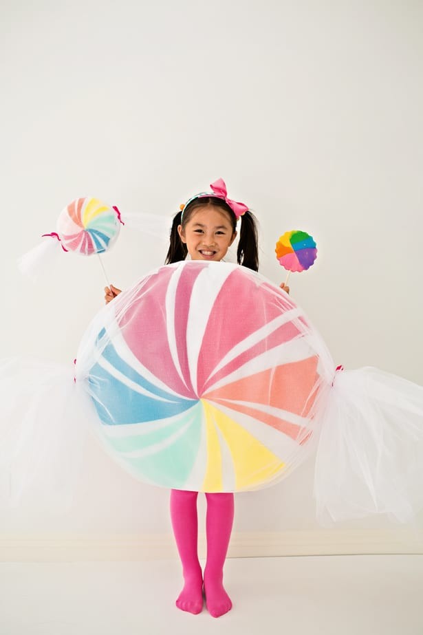 DIY No-sew Felt Candy Costume