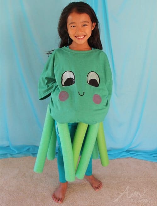 DIY Octopus Girl Costume 