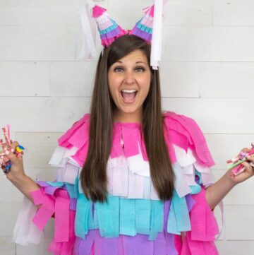 DIY Piñata Halloween Costume