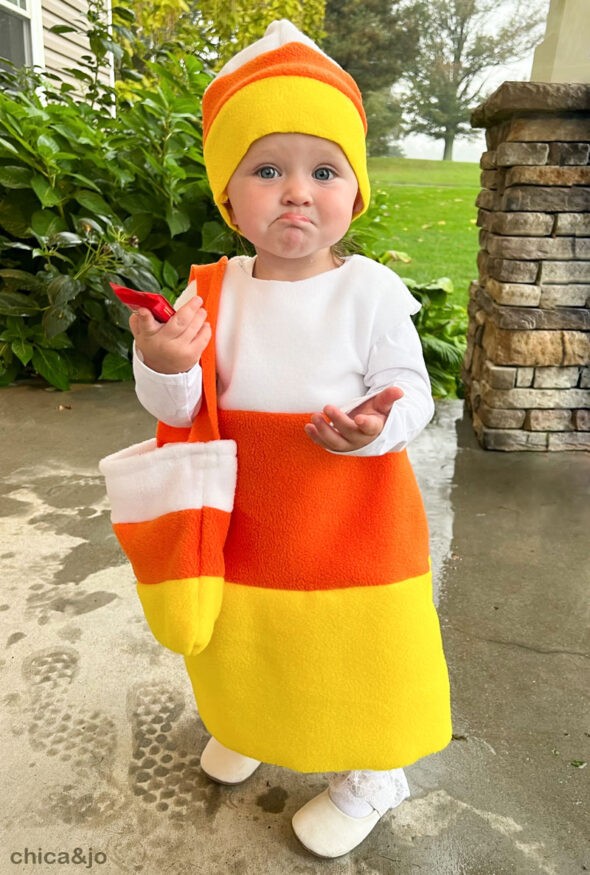 Easy Candy Corn Costume