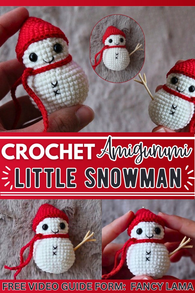 How to crochet Little Snowman 