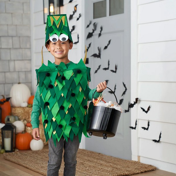 Paper Bag Dragon Costume