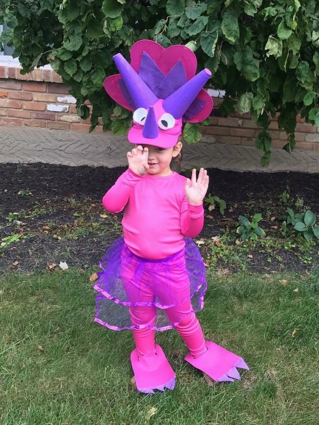 diy girl dinosaur costume