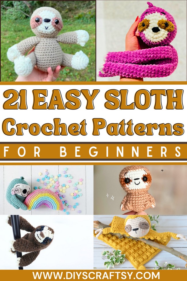 21 Sleepy Sloth Crochet Patterns
