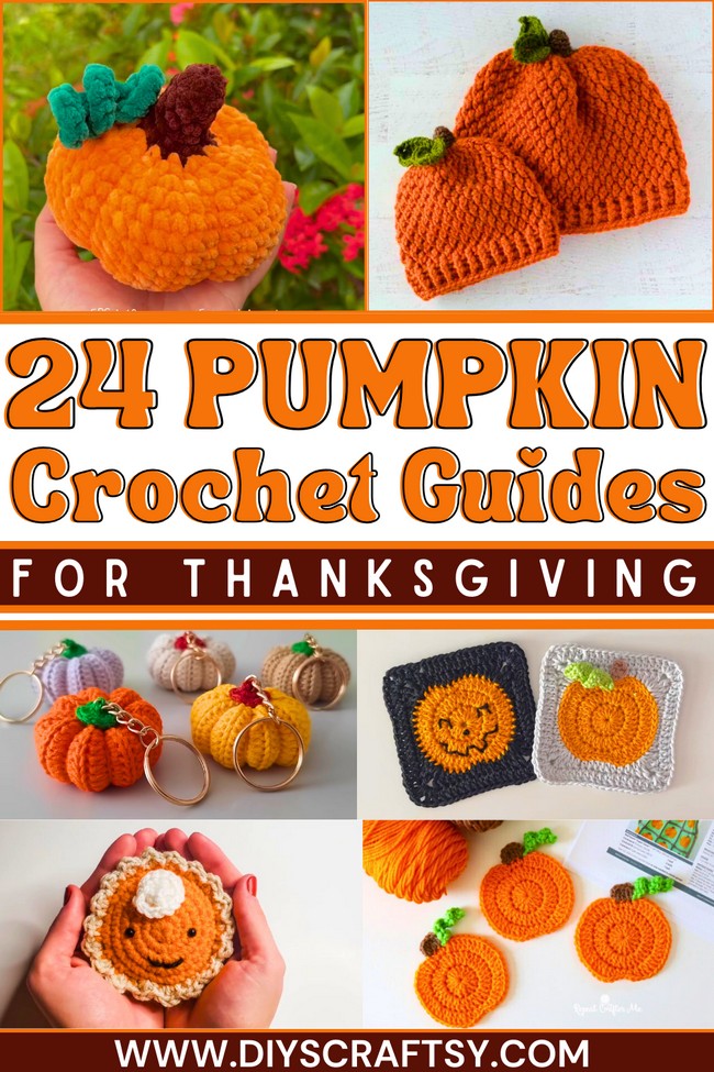 24 Creative Free Crochet Pumpkin Patterns