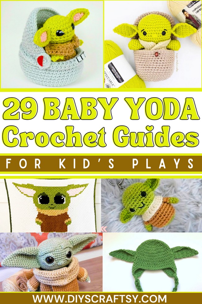 24 Free Crochet Baby Yoda Patterns