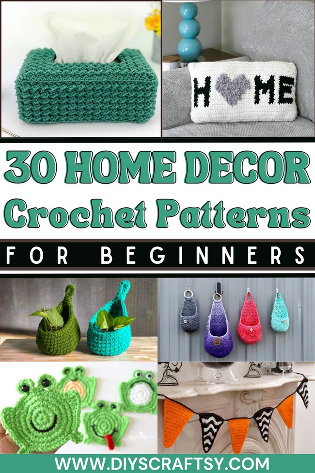 30 Free Crochet Home Decor Patterns