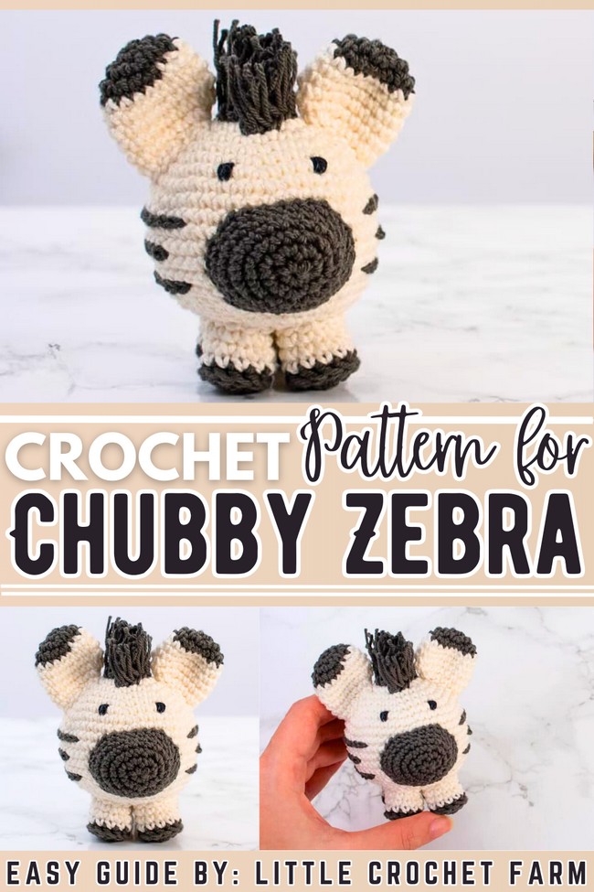Chubby Zebra Amigurumi Tutorial