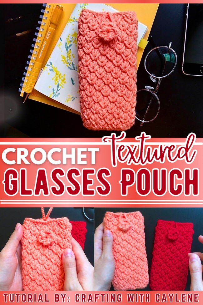DIY Crochet Eyeglass Case