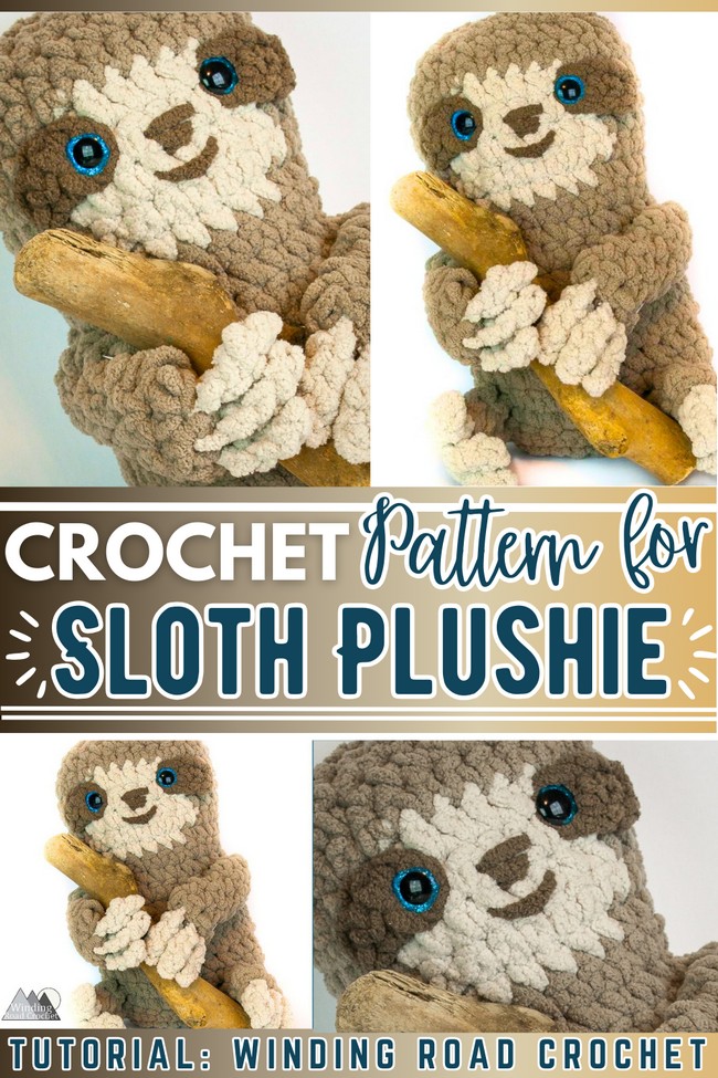 How to crochet Little Sloth