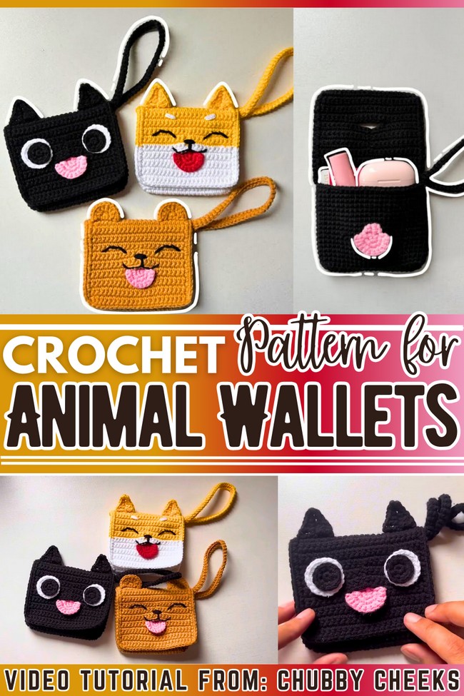 Crochet Animal Wallets