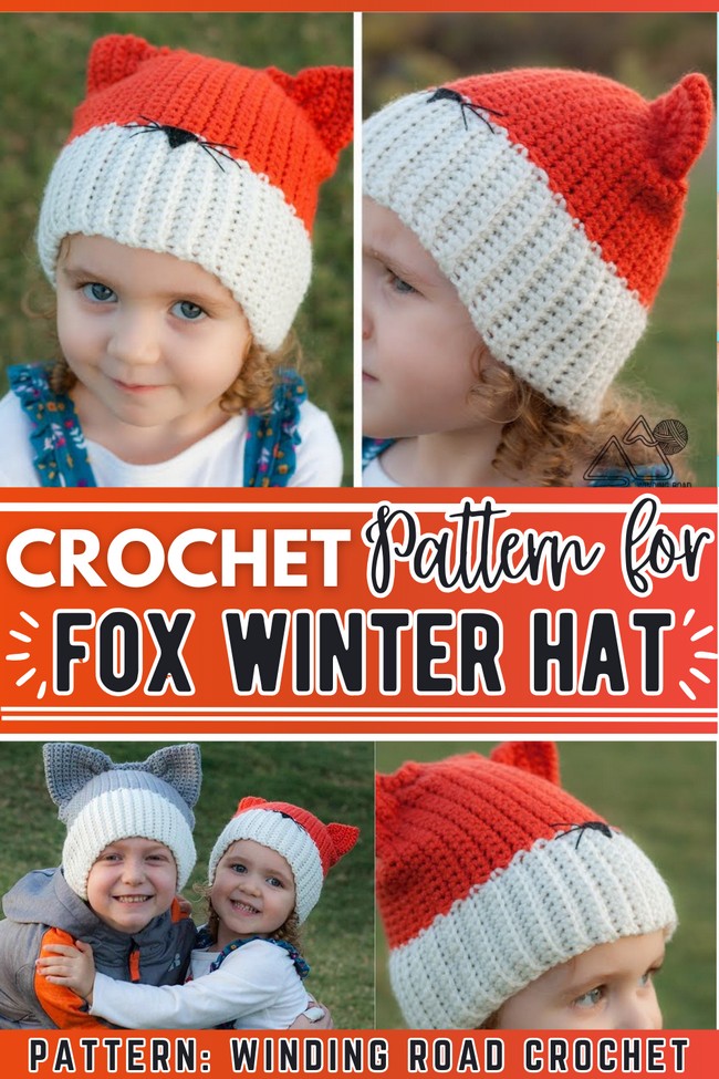 Crochet Fox Hat
