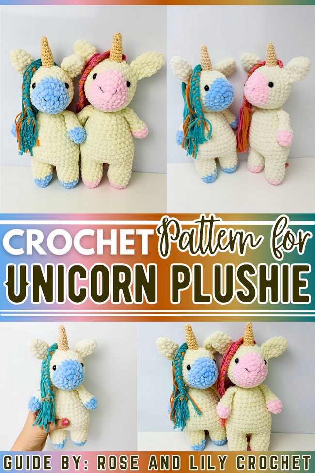 Crochet Unicorn Plushie 