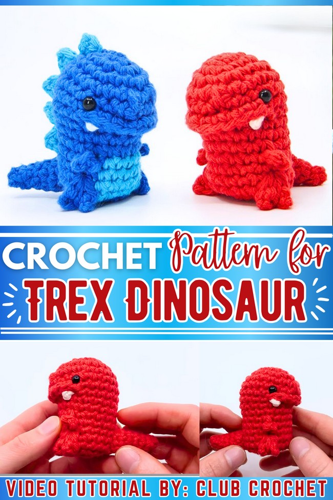 Crochet a Trex Dinosaur