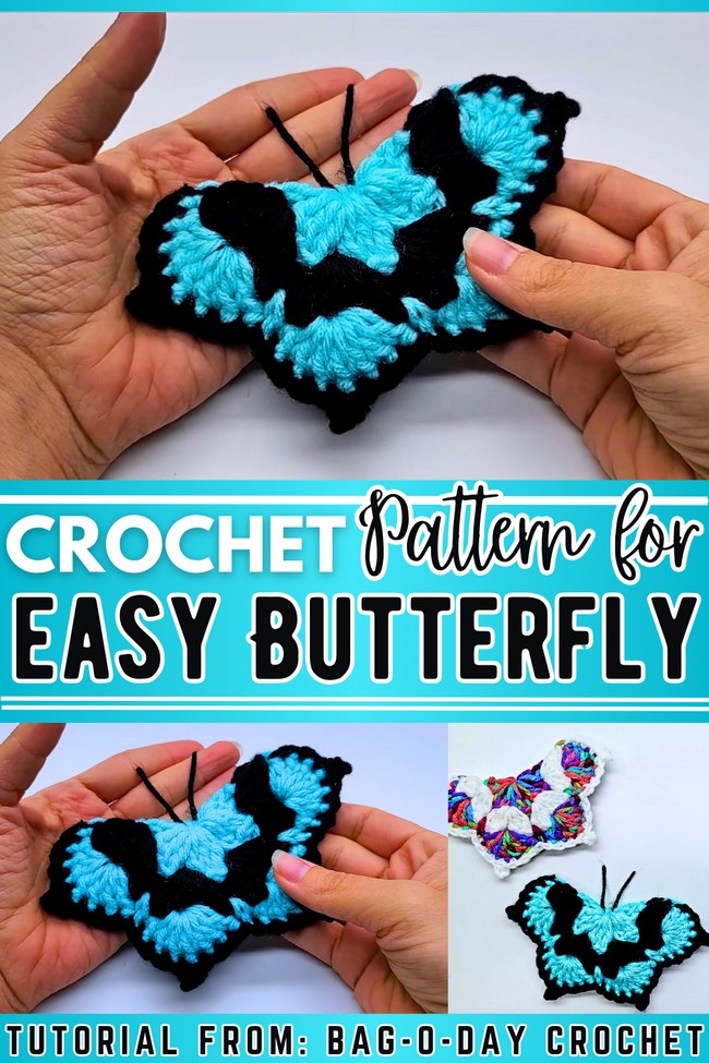 Easy Crochet Butterfly