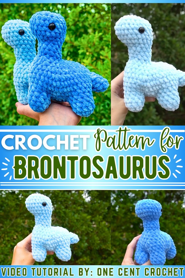  Free Brontosaurus Crochet Pattern