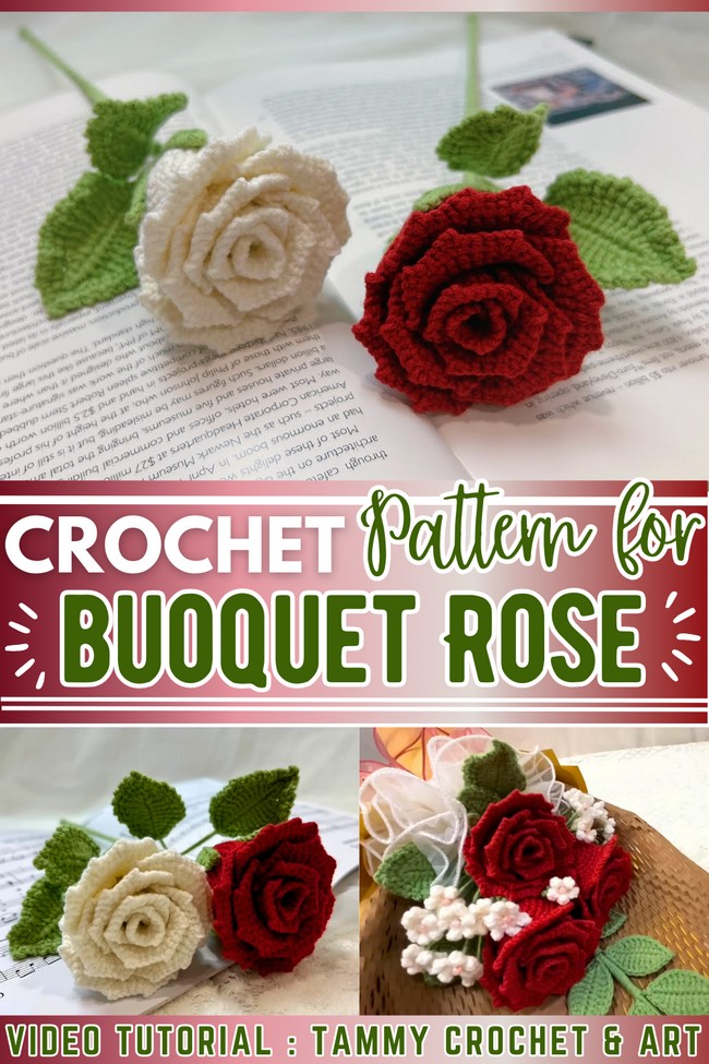 How to Crochet a Rose