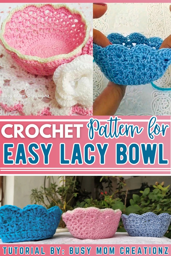 Lacy Crochet Bowl