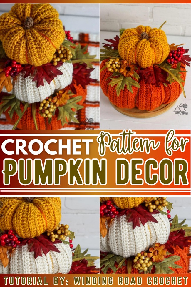 Stacked Pumpkin Centerpiece