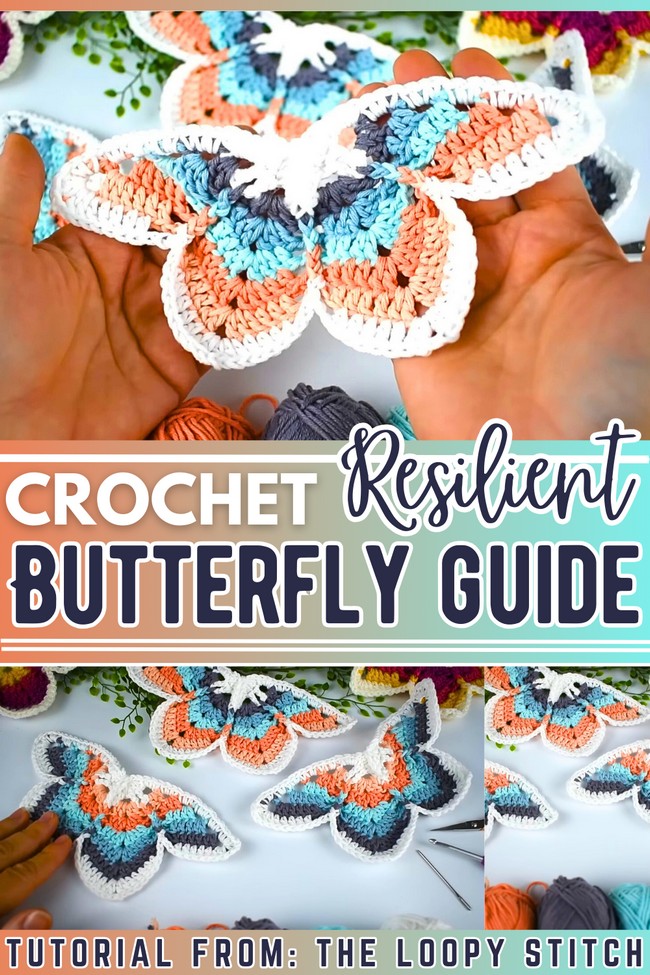 crochet resilient butterfly
