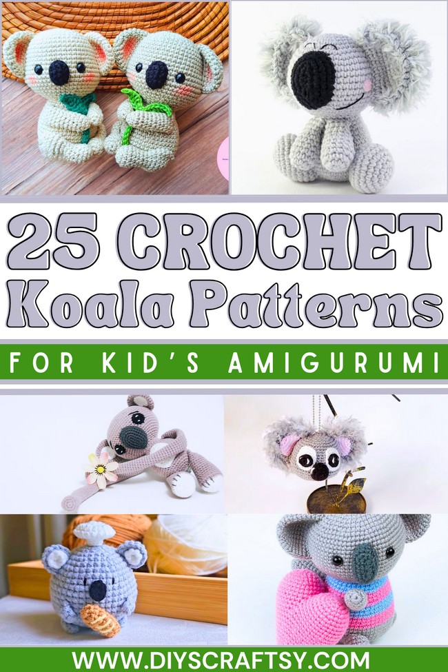 25 Cute Amigurumi Koala Crochet Patterns