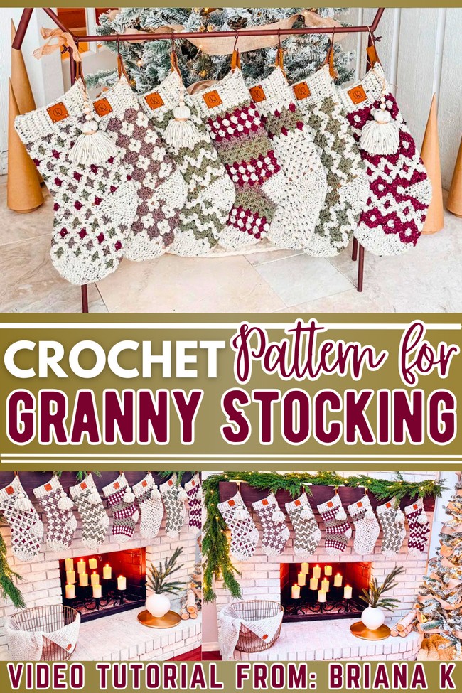 Crochet Granny Stocking 