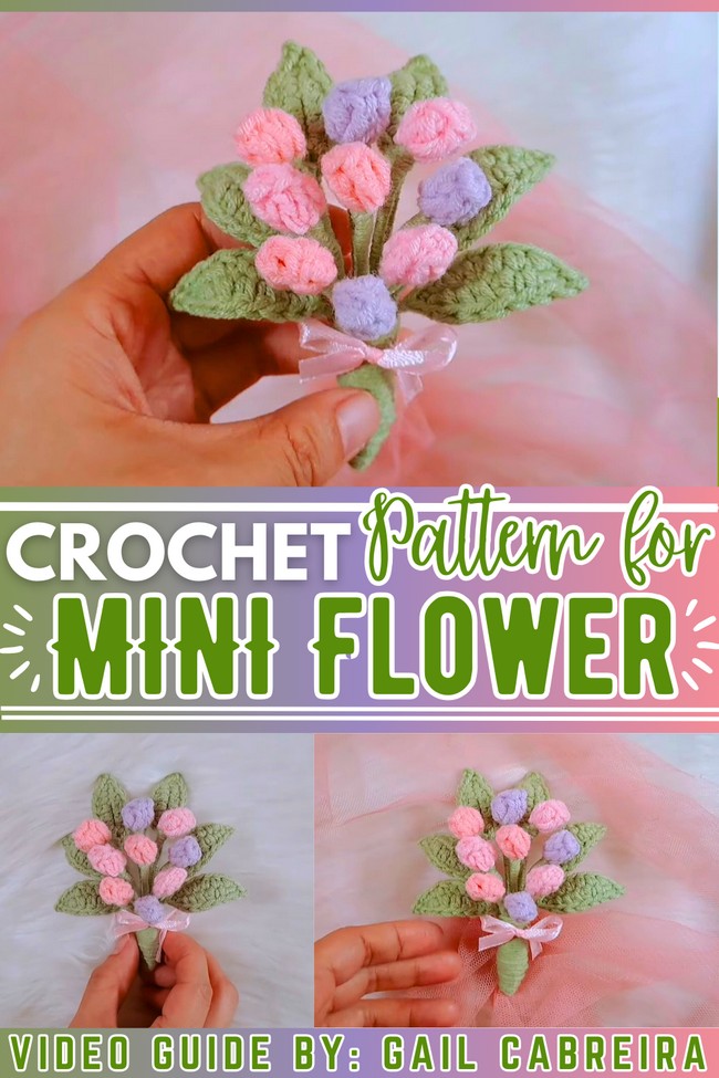 Crochet MINI Flower Bouquet