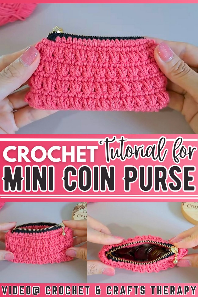  Crochet Mini Coin Purse