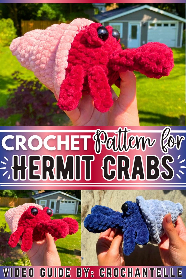 How to Crochet a Hermit Crab
