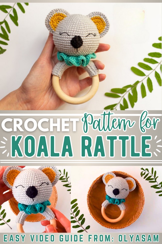 Koala Baby Rattle Toy