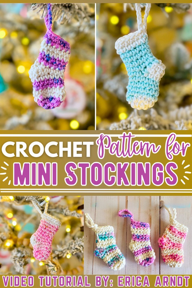 Mini Christmas Stocking Ornament