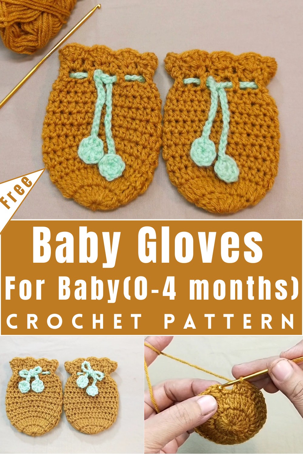 Crochet Baby Gloves