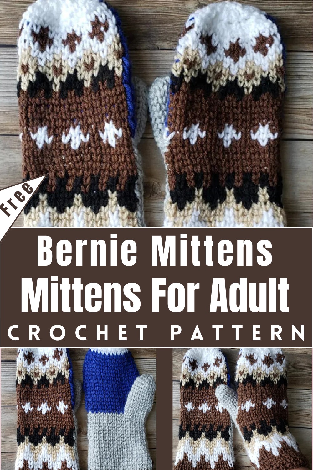 Crochet Bernie Mittens