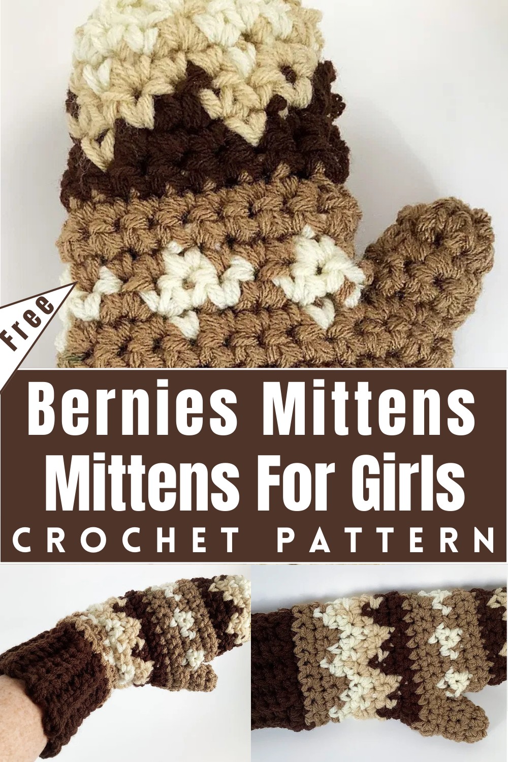 Crochet Bernies Mittens  