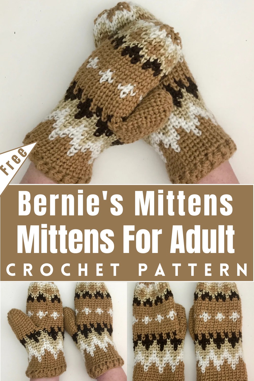 Crochet Bernie's Mittens