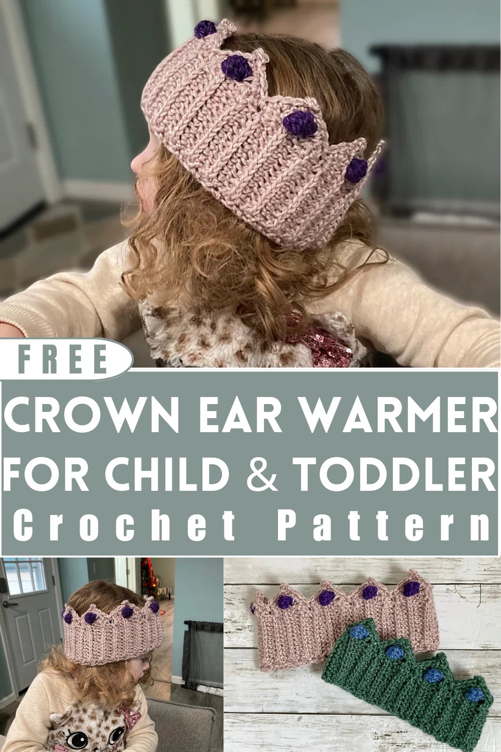 Crown Headband Ear Warmer