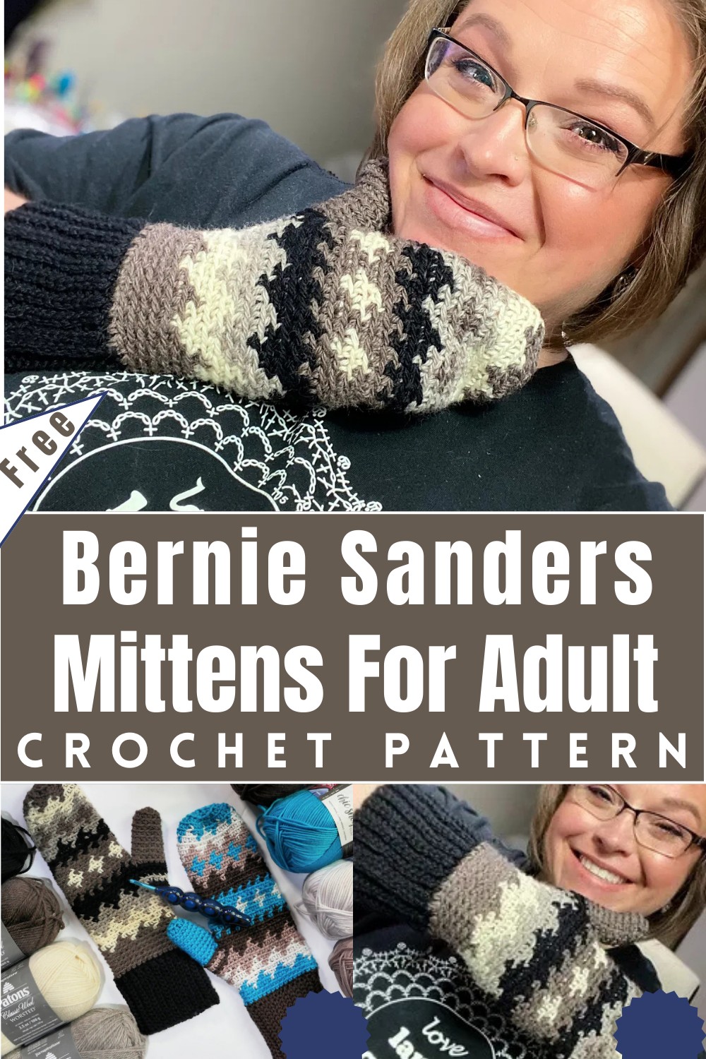 Feel The Heat Crochet Mittens  