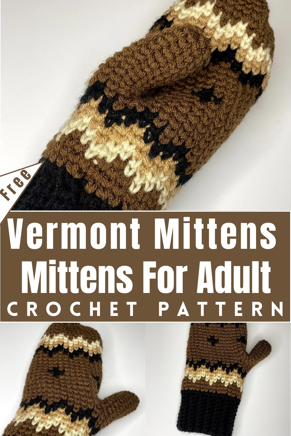 Crochet Vermont Mittens