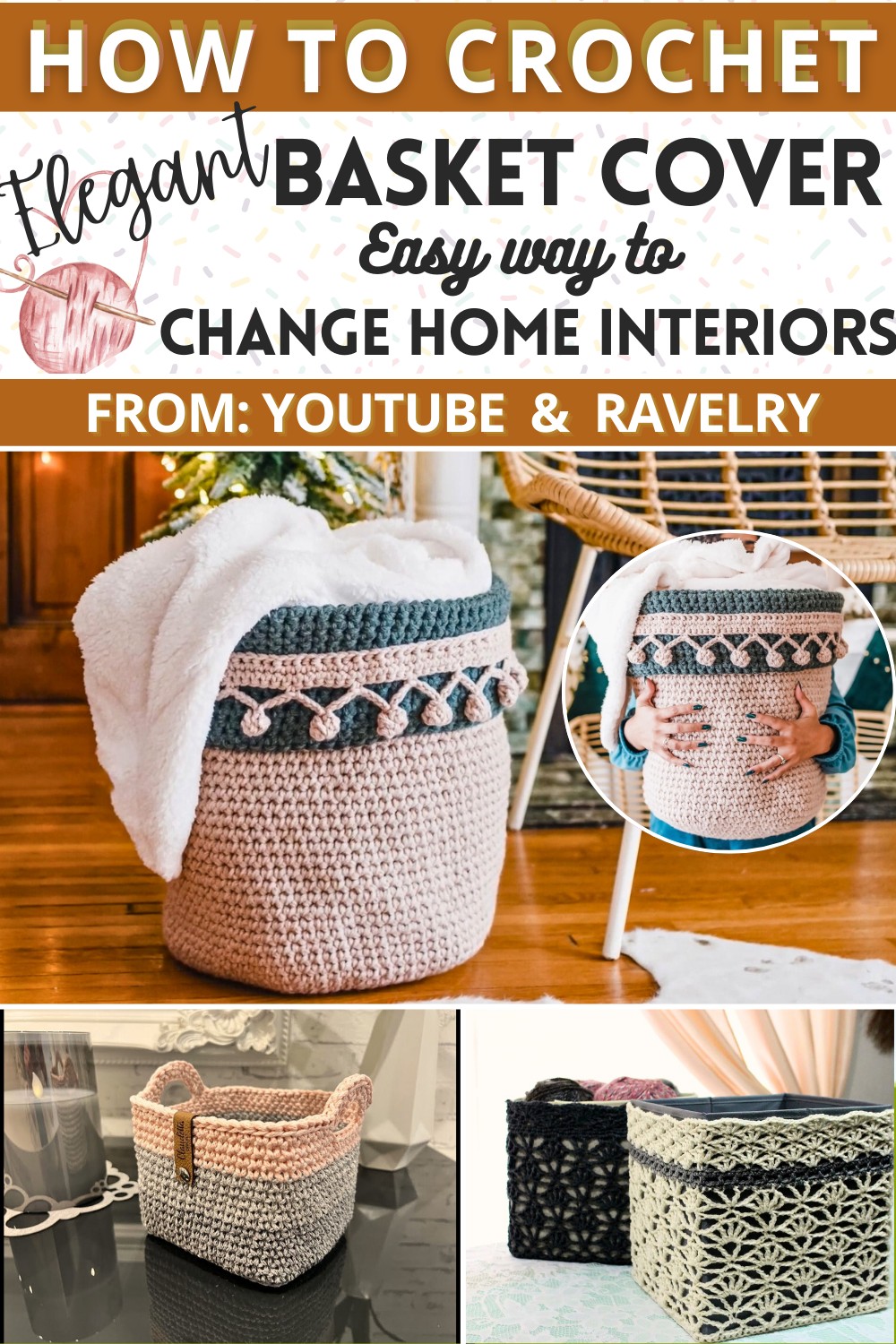 Basket Cover As An Easy Way To Change Home Interiors