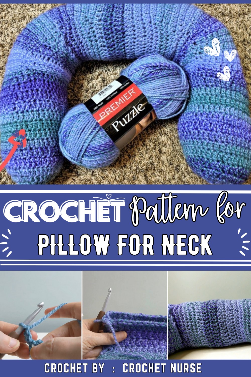 Best Ergonomic Crocheted Lap Pillow For Neck And Back Pain