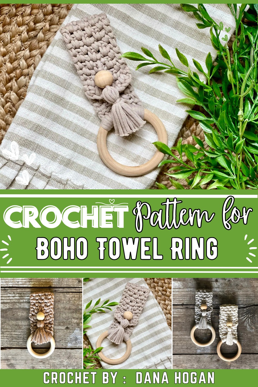 Boho Towel Ring