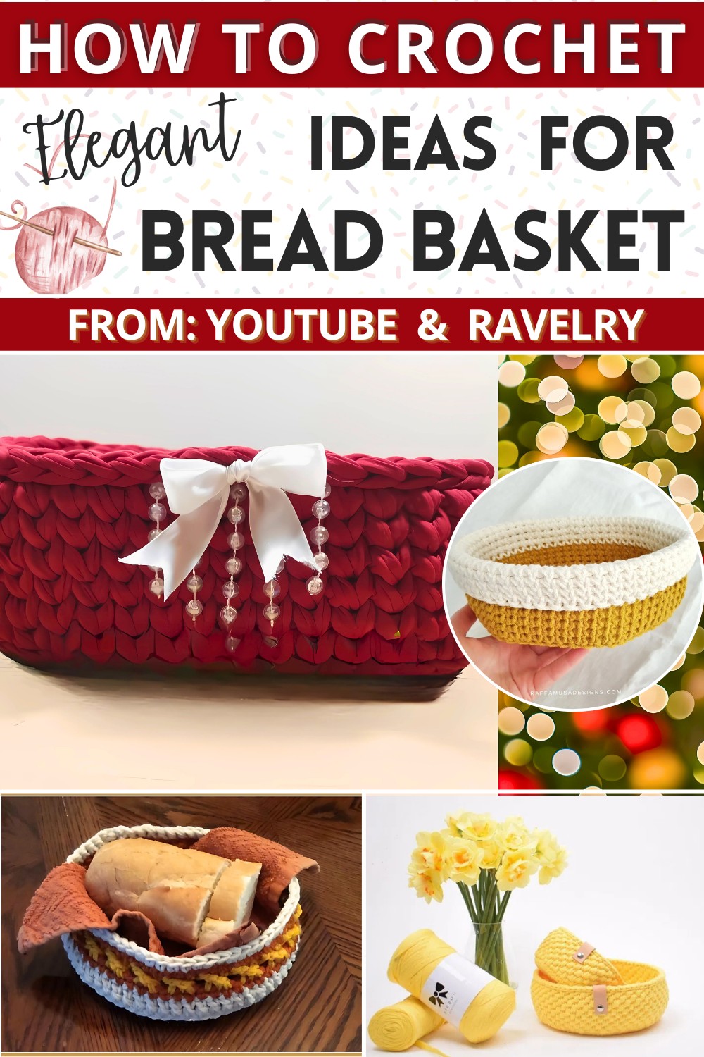 Bread Basket Free Crochet Patterns
